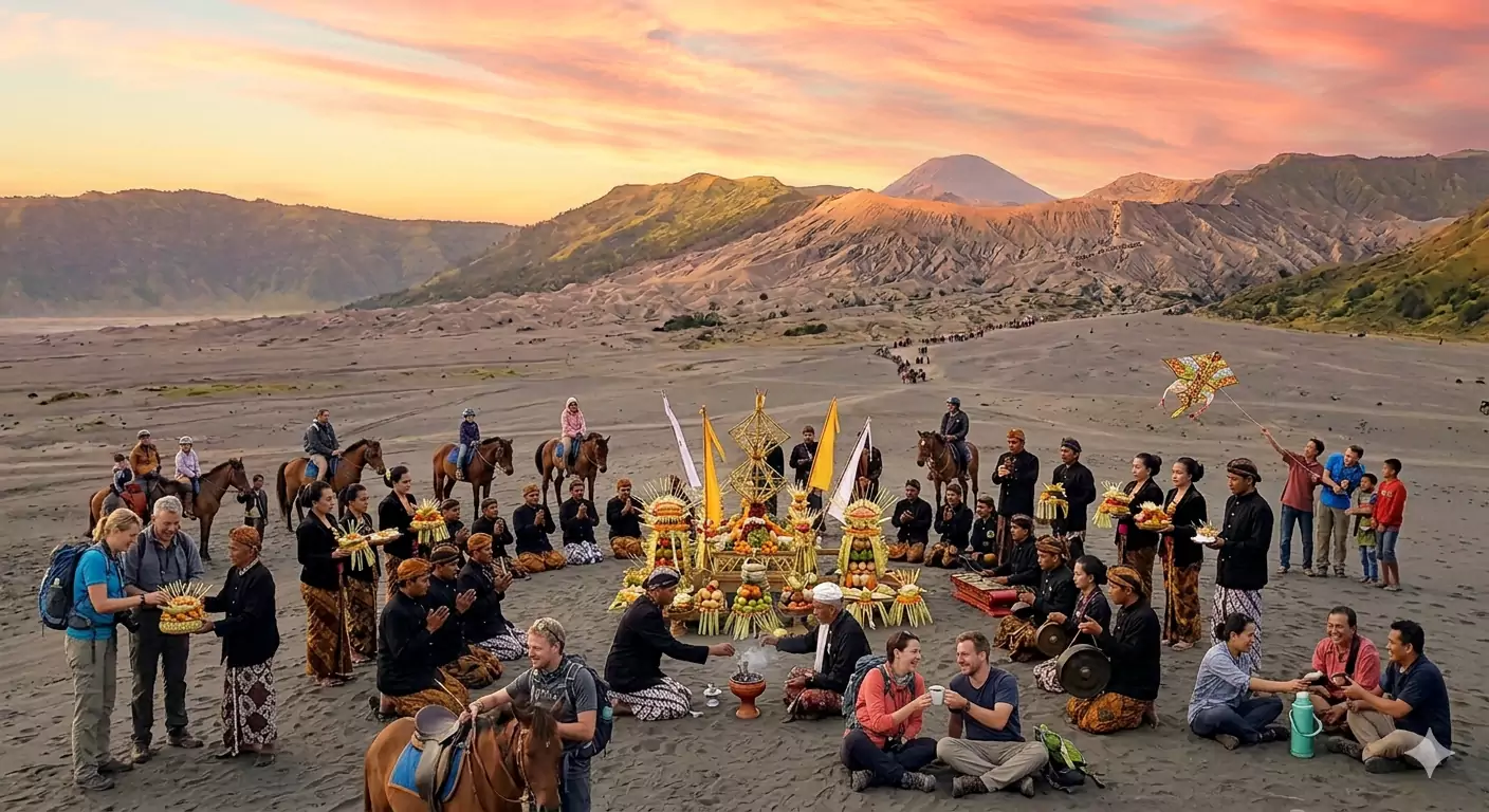 Bromo sea of sand